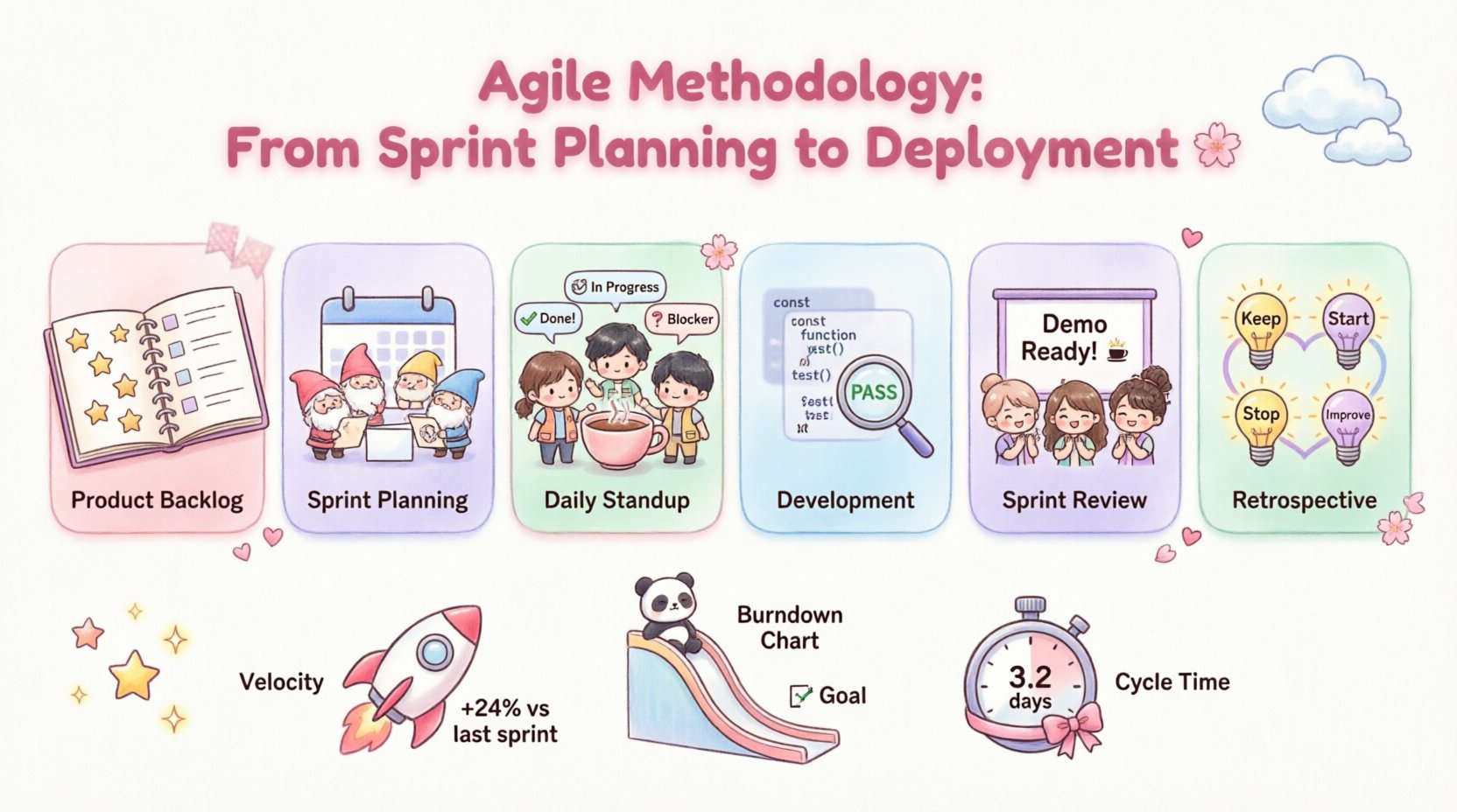 Metodologi Agile: Panduan Lengkap Mulai dari Perencanaan Sprint hingga Peluncuran