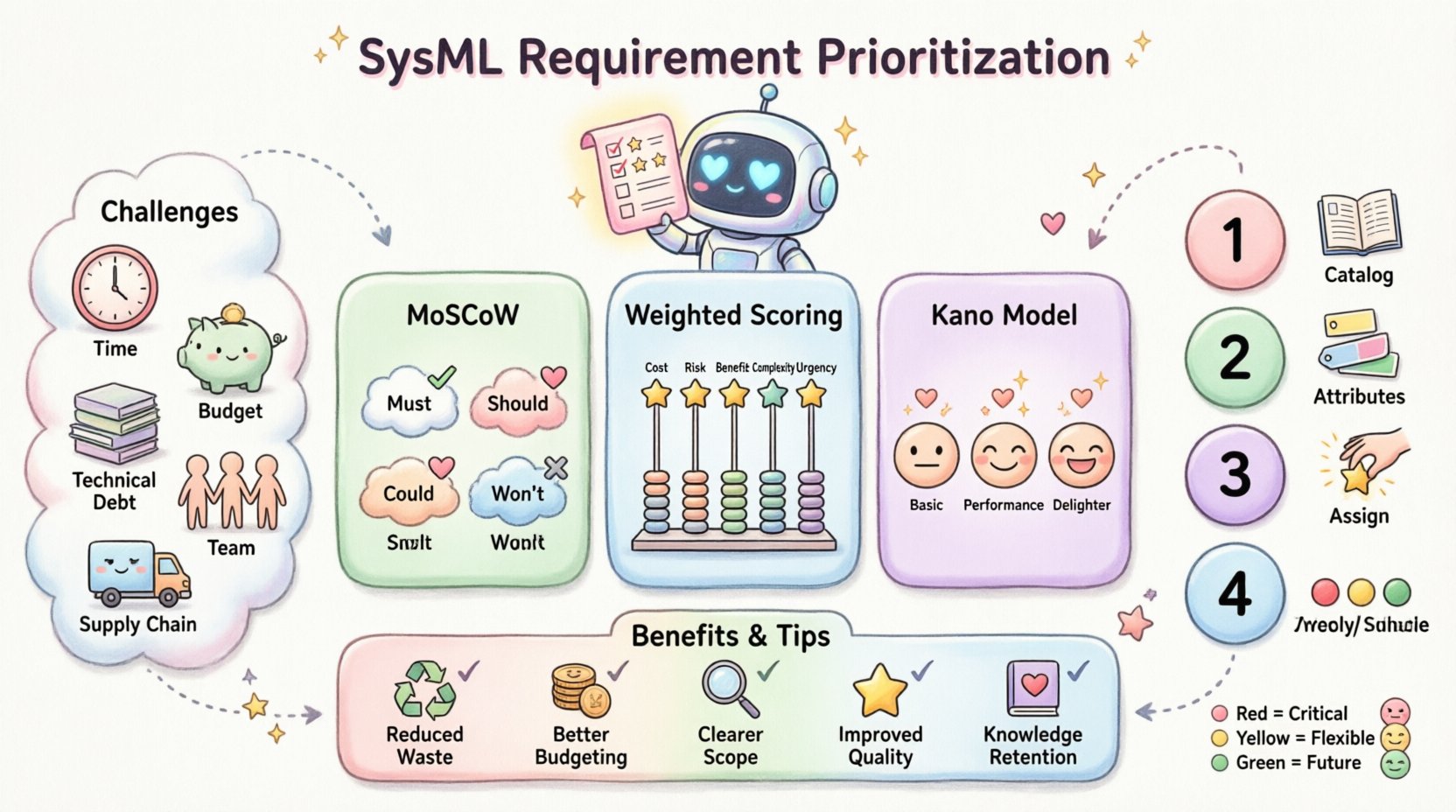 リソース制約プロジェクトにおけるSysML要件優先順位付けフレームワーク