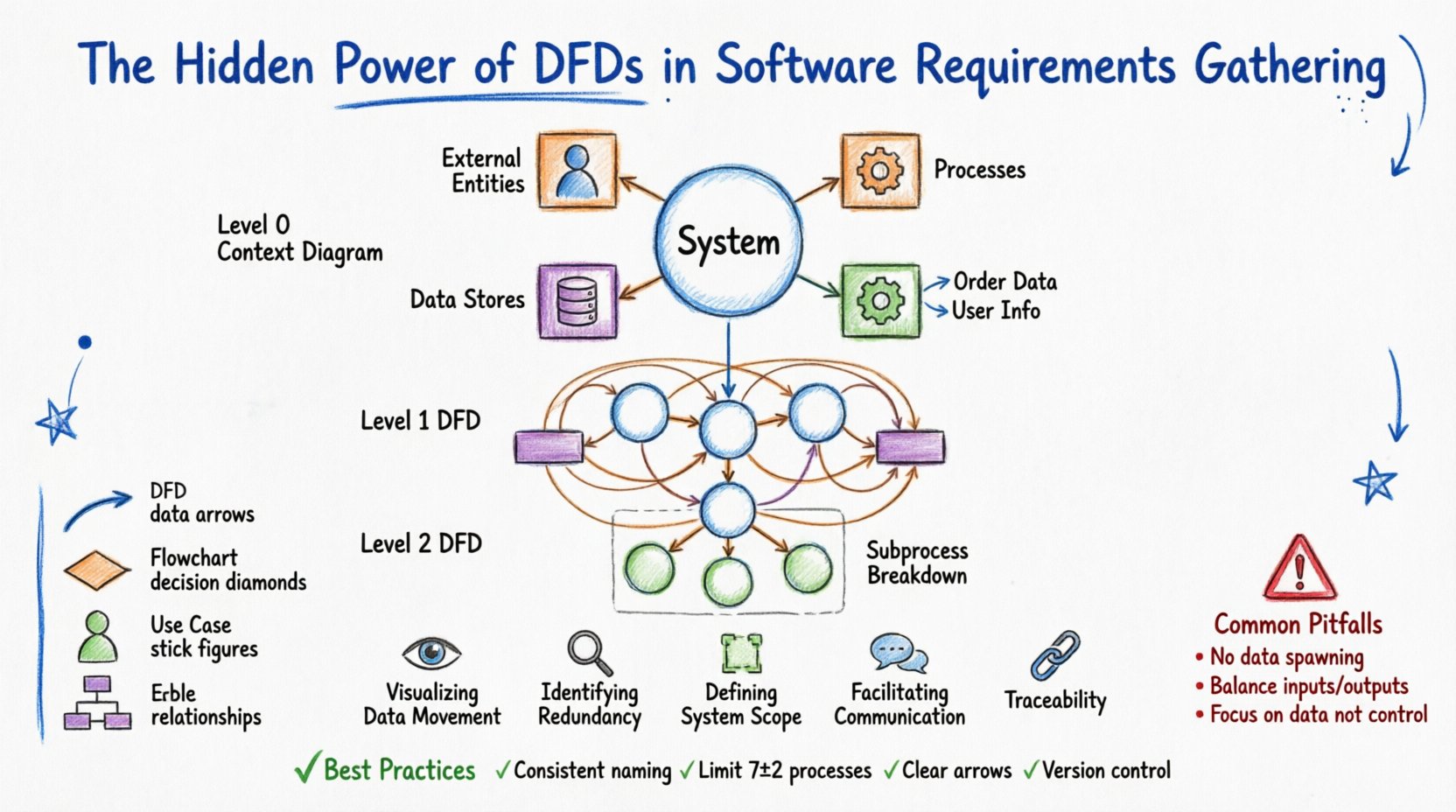 O Poder Oculto dos Diagramas de Fluxo de Dados na Coleta de Requisitos de Software