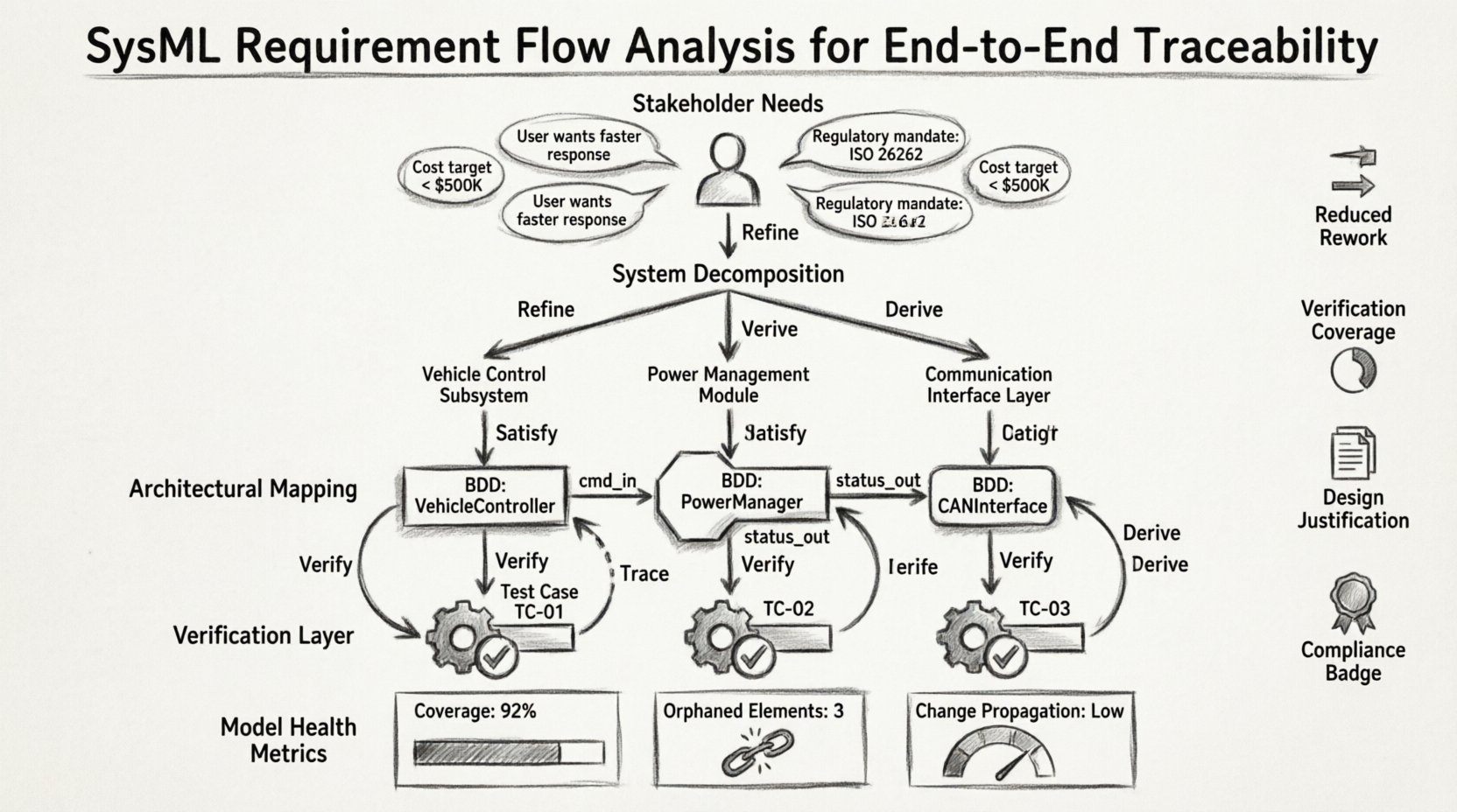 Análise de Fluxo de Requisitos SysML para Rastreabilidade End-to-End