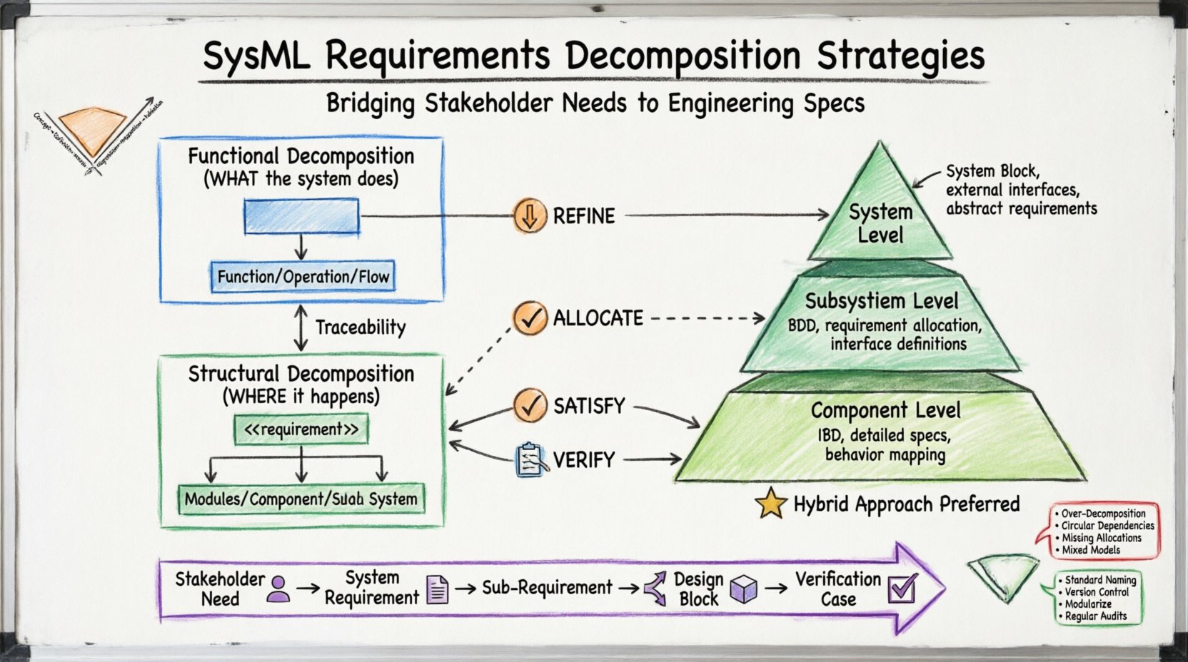 Estratégias de Decomposição de Requisitos Usando SysML para Engenheiros Sênior