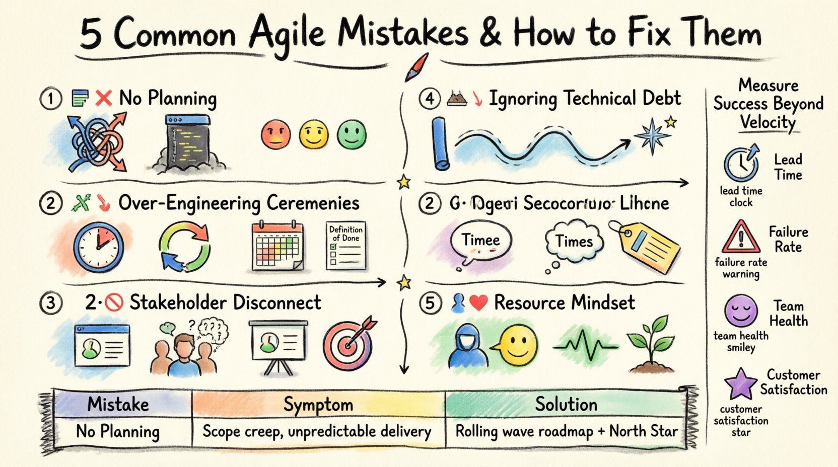 5 Common Agile Mistakes That Stall Software Development Teams (And How to Fix Them)