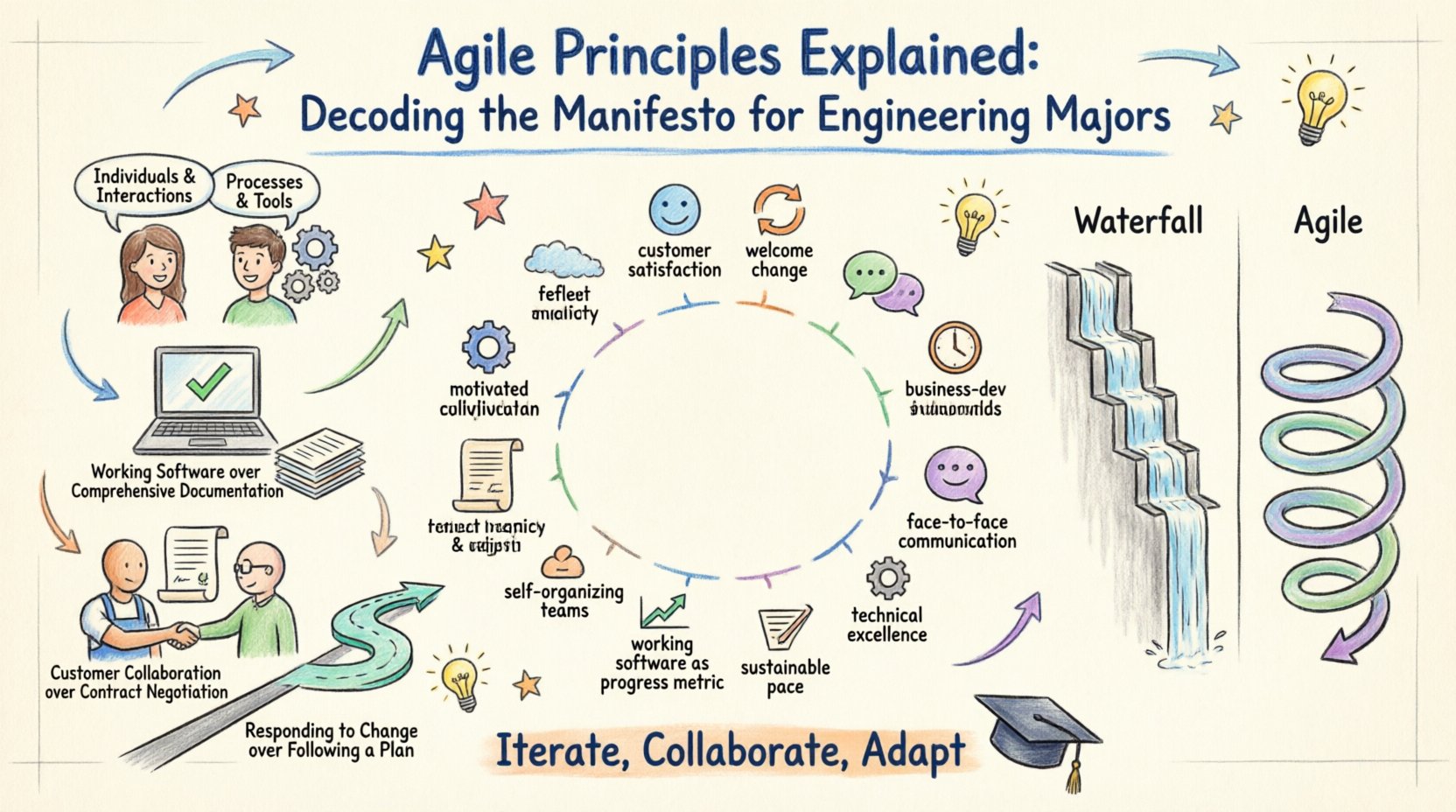 Agile Principles Explained: Decoding the Manifesto for Engineering Majors