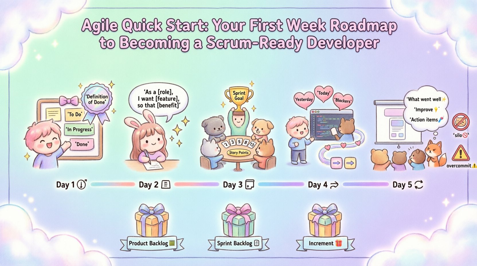 Agile Quick Start: Your First Week Roadmap to Becoming a Scrum-Ready Developer