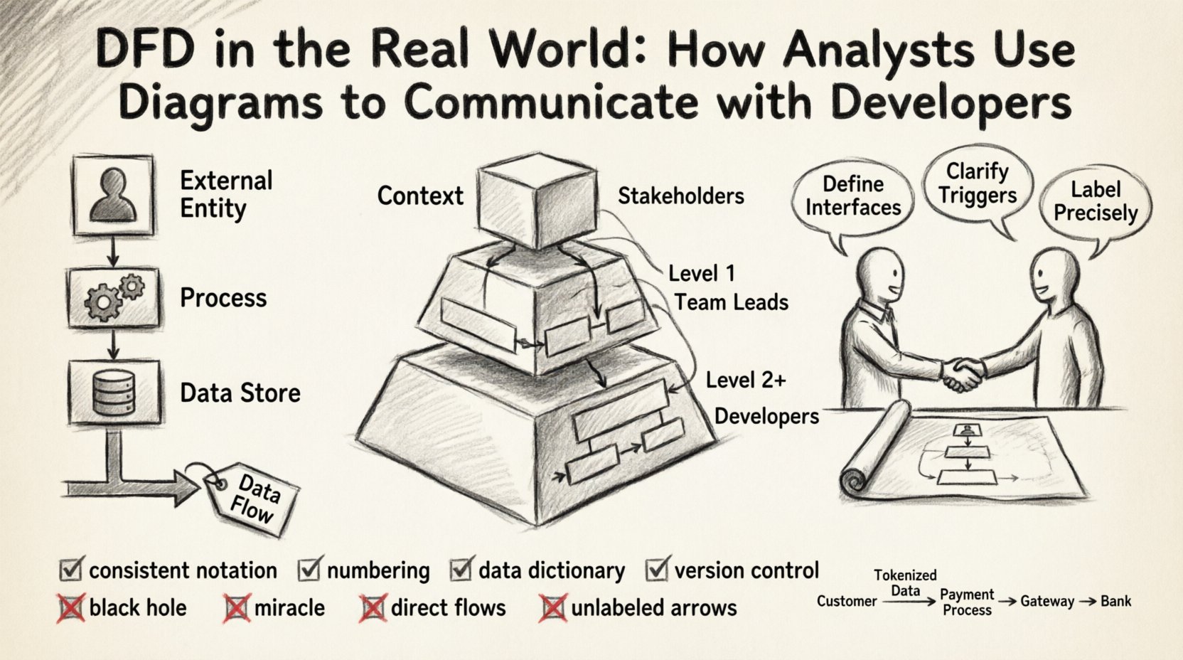 DFD in the Real World: How Analysts Use Diagrams to Communicate with Developers