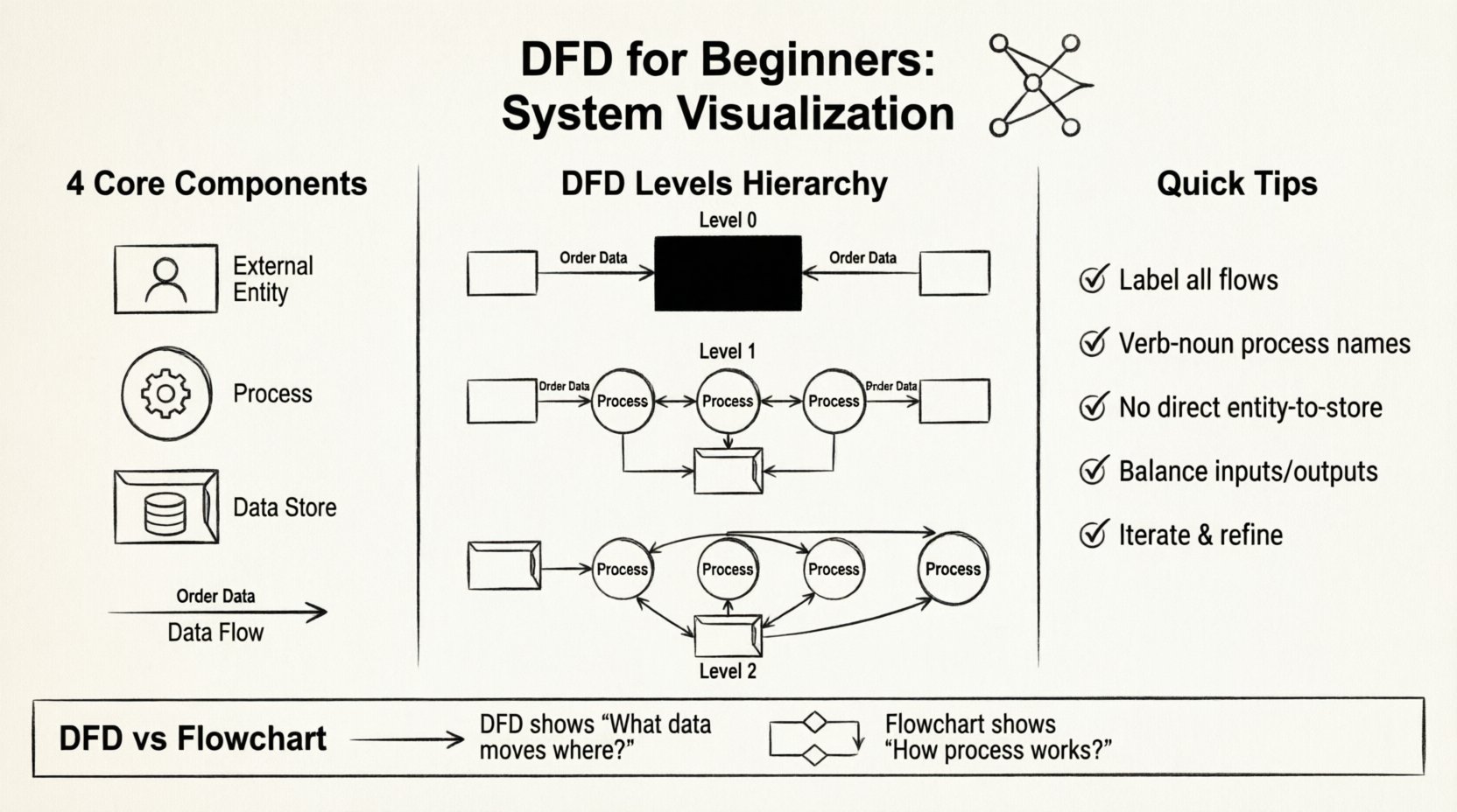 DFD for Beginners: A No-Jargon Introduction to System Visualization