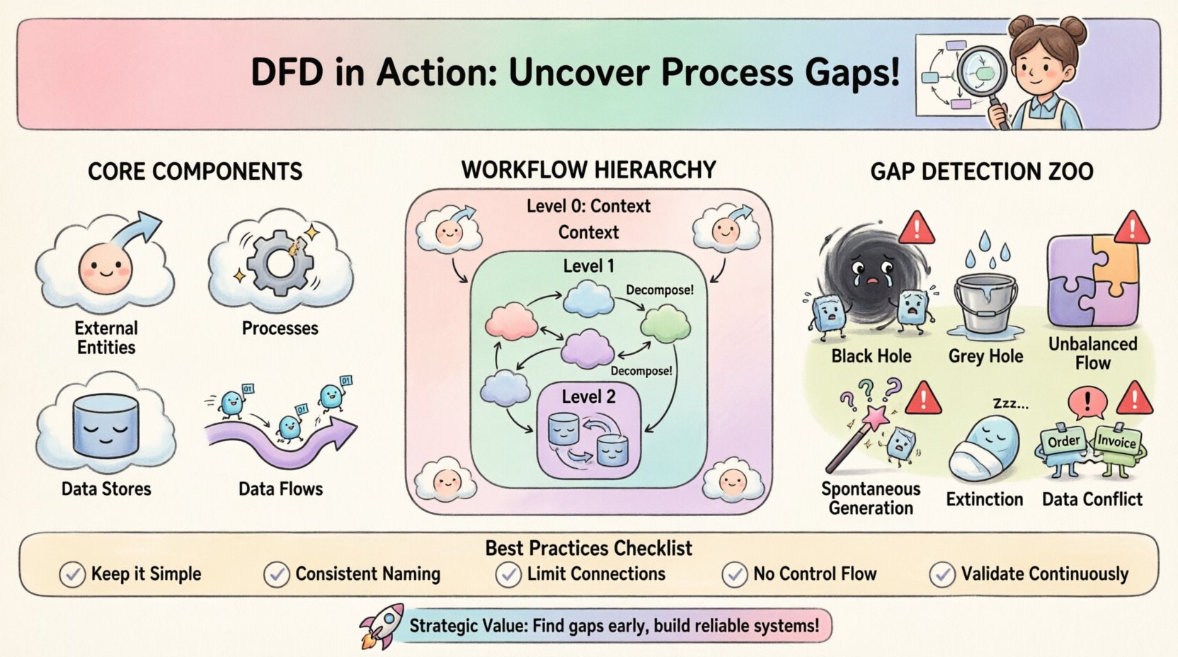 DFD in Action: How Business Analysts Use Diagrams to Uncover Process Gaps