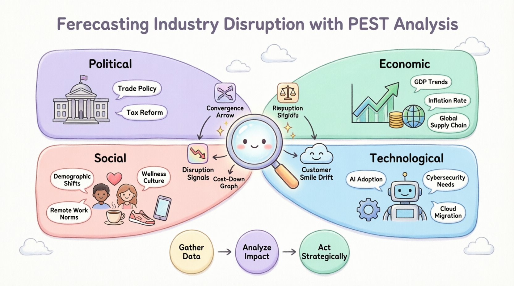 Forecasting Industry Disruption with PEST Analysis Models