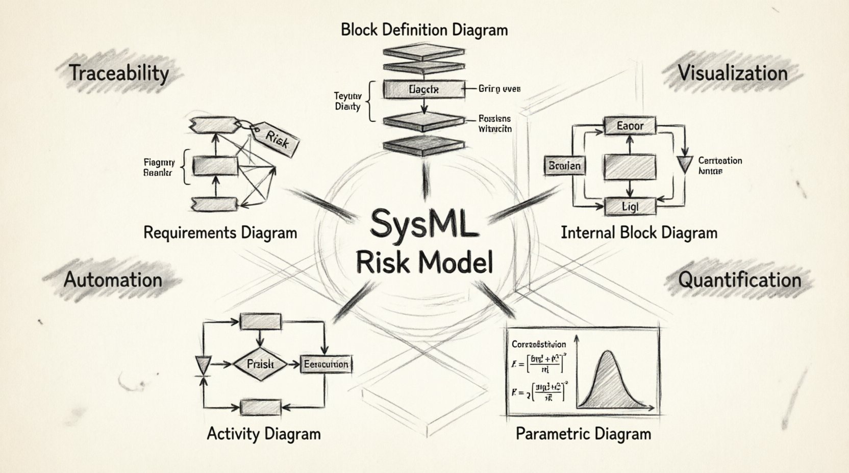 Architecture Risk Mitigation Modeling with SysML for Senior Engineers