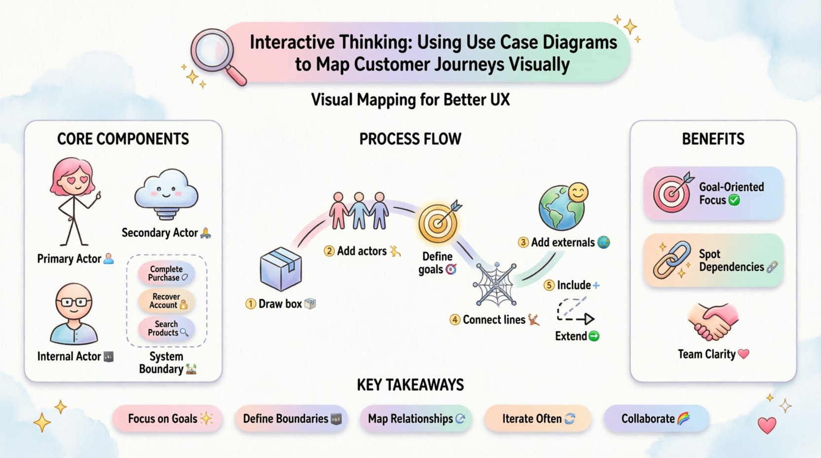 Interactive Thinking: Using Use Case Diagrams to Map Customer Journeys Visually
